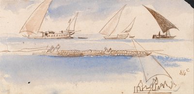 Boote von Edward Lear